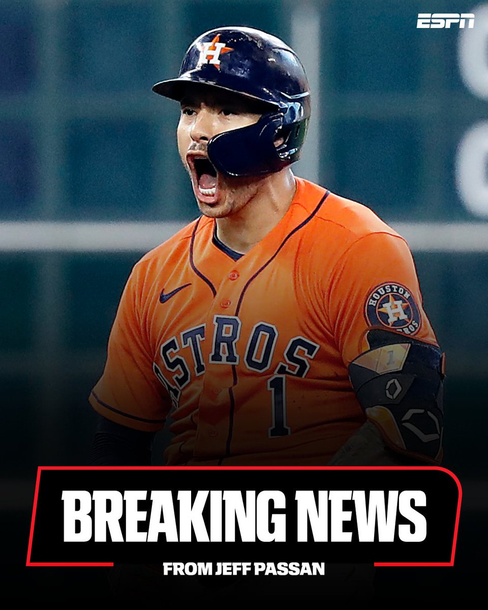 ESPN (@espn) on Twitter photo Breaking: The Minnesota Twins are trading shortstop Carlos Correa to the Houston Astros, sources tell <a href="/JeffPassan/">Jeff Passan</a>.
Get breaking news alerts from Passan through the ESPN app: espn.smart.link/gq0gg34d4 Breaking: The Minnesota Twins are trading shortstop Carlos Correa to the Houston Astros, sources tell <a href="/JeffPassan/">Jeff Passan</a>.
Get breaking news alerts from Passan through the ESPN app: espn.smart.link/gq0gg34d4
