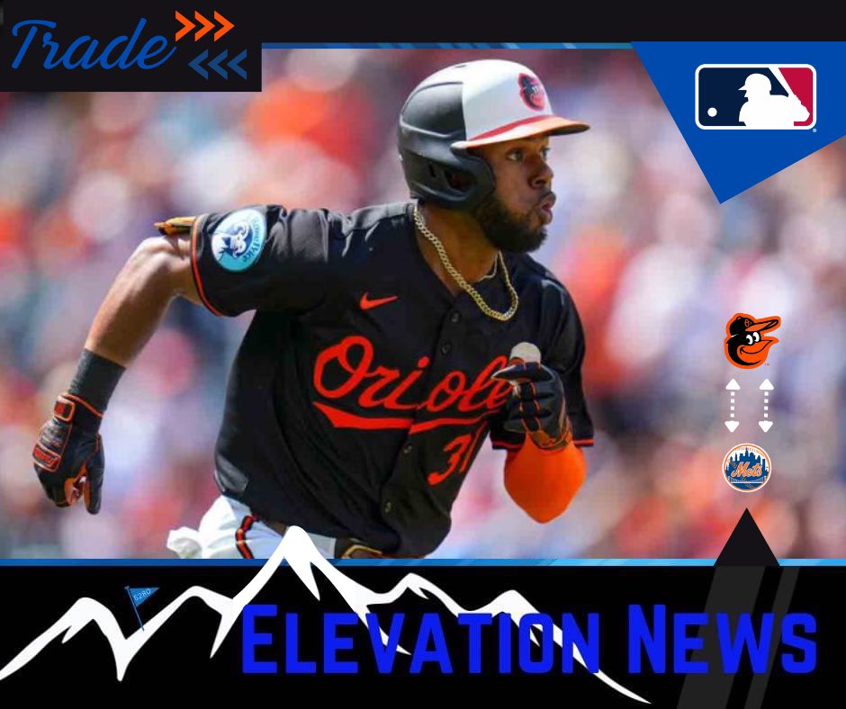 Elevation5280Sports (@5280sportslife) on Twitter photo 🚨<a href="/MLB/">MLB</a>: The <a href="/Mets/">New York Mets</a> have acquired OF Cedric Mullins from the <a href="/Orioles/">Baltimore Orioles</a> ⚾️
#TradeDeadline
📸: <a href="/Sportsnet/">Sportsnet</a> 🚨<a href="/MLB/">MLB</a>: The <a href="/Mets/">New York Mets</a> have acquired OF Cedric Mullins from the <a href="/Orioles/">Baltimore Orioles</a> ⚾️
#TradeDeadline
📸: <a href="/Sportsnet/">Sportsnet</a>