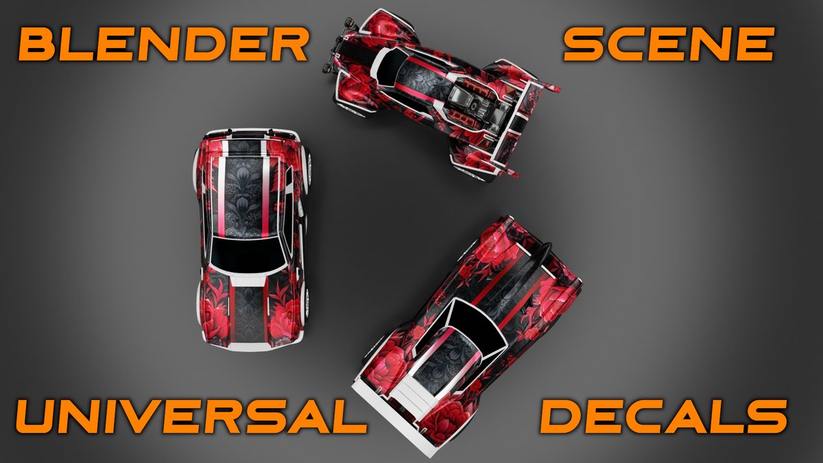 new blender scene for universal decals
youtu.be/JcdTBB2WxwE

#RocketLeague #RLCS