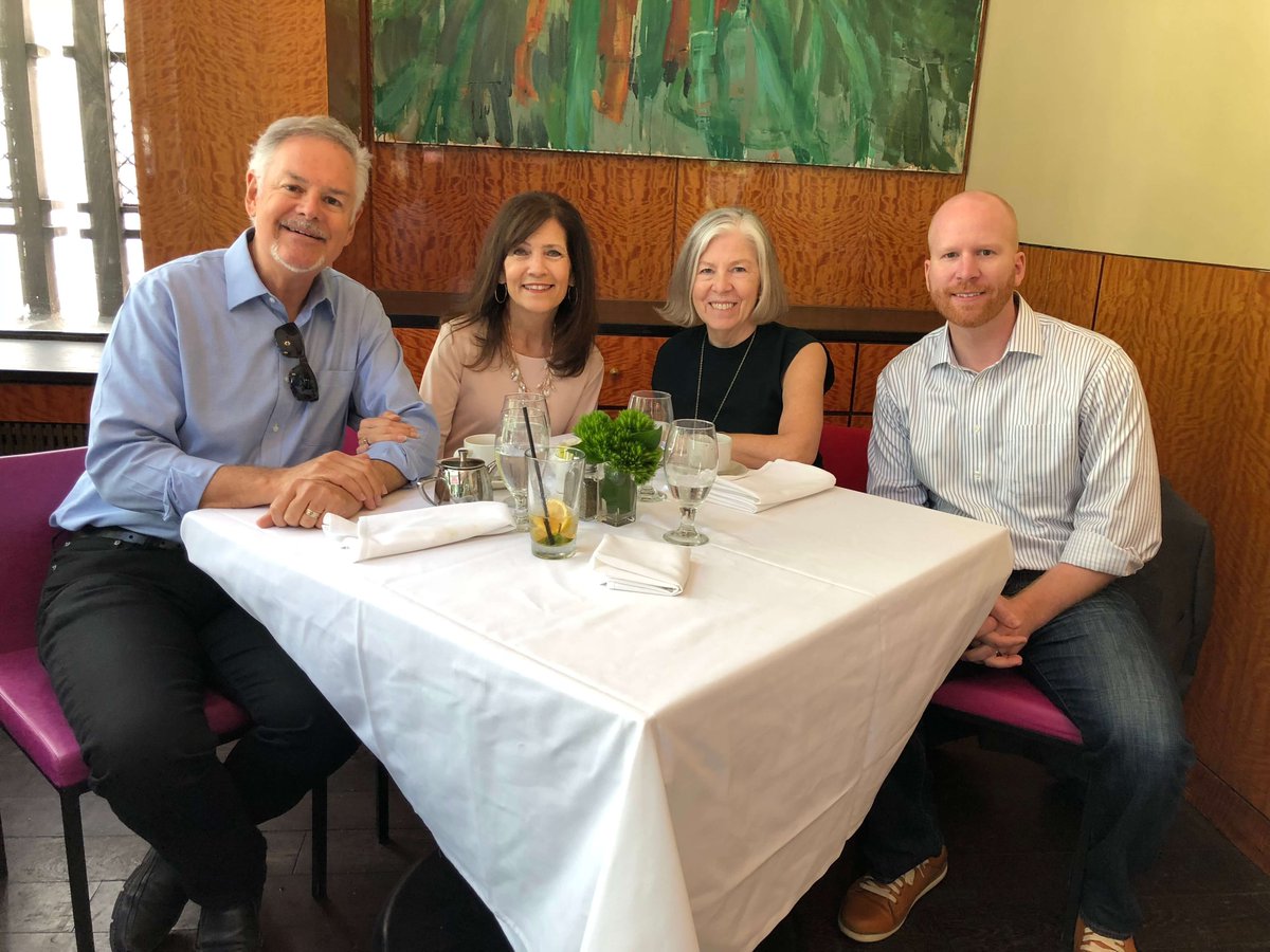 This week’s #ThrowbackThursday pic is from when @danrupple, Peggy, and Jonathan went to lunch with Rosa Gatti from @ESPN!