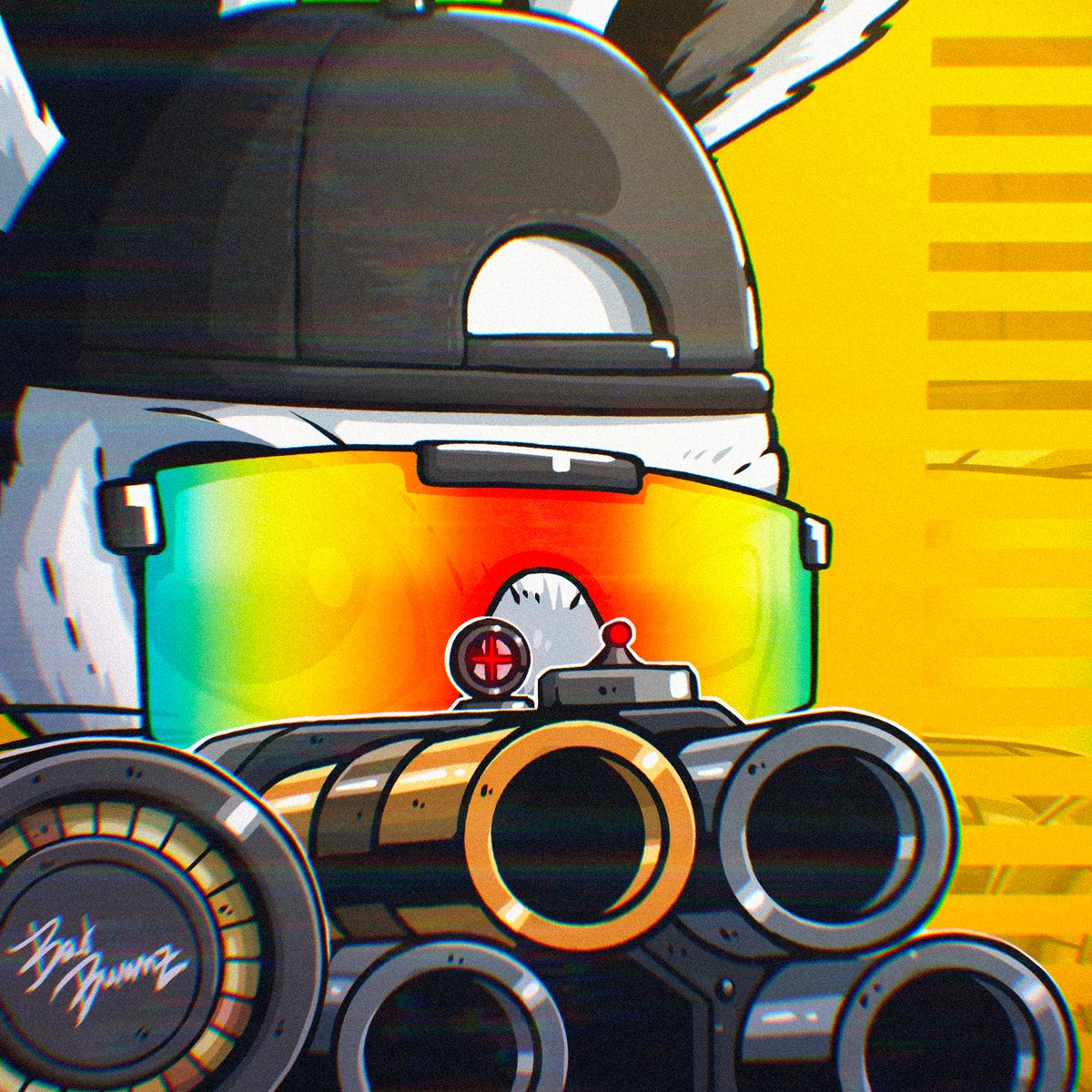 some bunnz need more than double barrel due to various reasons

@legendarygainz_ is one of them &amp; with holding almost 2% of the total <a href="/badbunnz_/">Bad Bunnz</a> supply he got the strongest MegaETH exposure