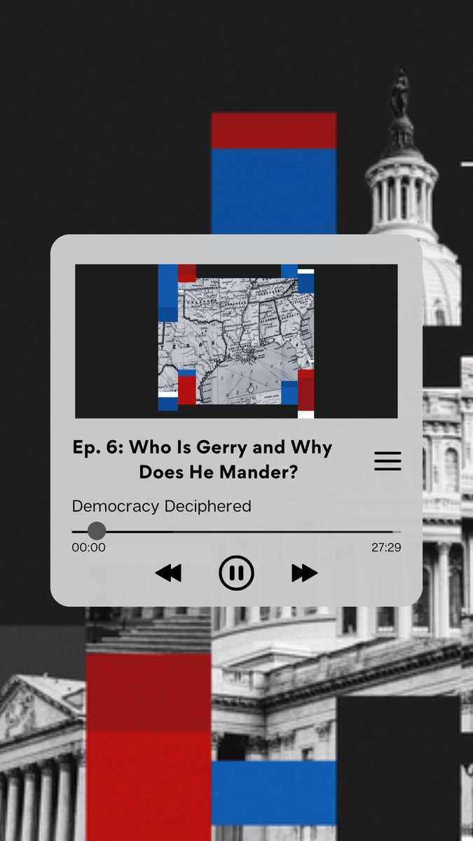 New America (@newamerica) on Twitter photo Where does gerrymandering come from?
In Episode 6 of <a href="/NewAmerica/">New America</a>'s Democracy Deciphered podcast, author Nick Seabrook explores the history of manipulating electoral district boundaries for political advantage—and why the practice persists.
🗺️ go.newamerica.org/democracy-deci… Where does gerrymandering come from?
In Episode 6 of <a href="/NewAmerica/">New America</a>'s Democracy Deciphered podcast, author Nick Seabrook explores the history of manipulating electoral district boundaries for political advantage—and why the practice persists.
🗺️ go.newamerica.org/democracy-deci…