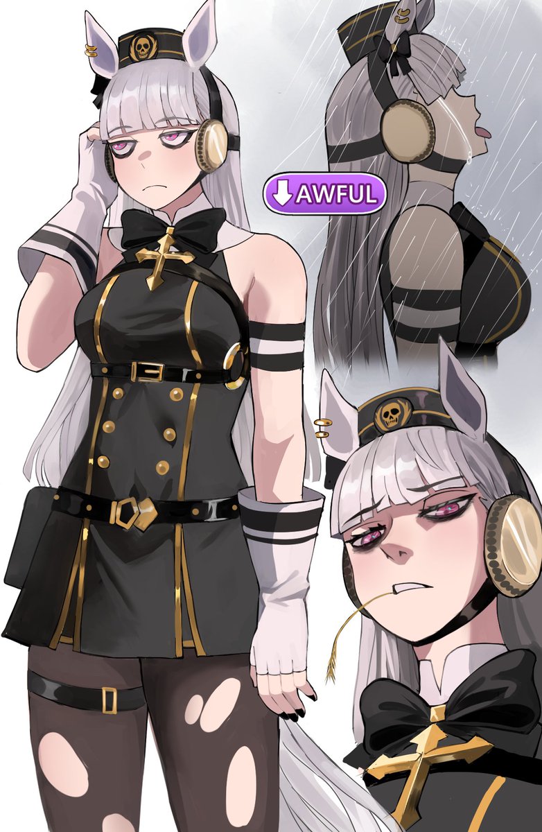 Gold Ship...?  NAY.  Goth Ship 🐎