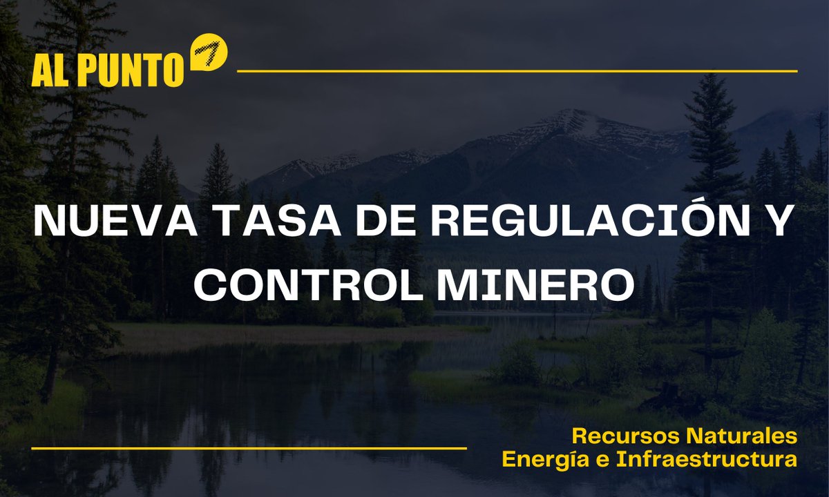 📢ARCOM, mediante la Resolución N.º 003/25 emitida en mayo de 2025, estableció una Nueva Tasa, la cual se calcula en función del Salario Básico Unificado y varía según el régimen minero, la etapa y/o la fase en el que se encuentra cada concesión minera. 

Lee el boletín completo