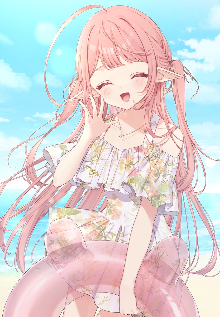 おはゆな〜🌸

8月🎐夏のお写真公開📷✨
どうかな…？？似合ってる？？

今日も無理せずゆるふぁい(*´꒳`*)💓

#おはようVtuber️
#Vtuberの水着が見たい 
#8月のVTuberフォロー祭り