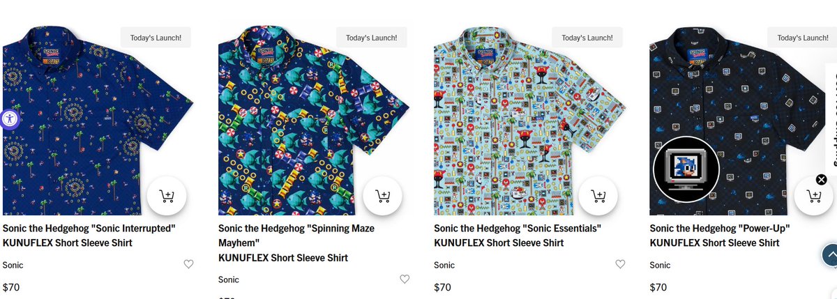RetroRelicZone's tweet image. The 4 Sonic the Hedgehog shirts I picked up from today's RSVLTs drop! Love these designs!!