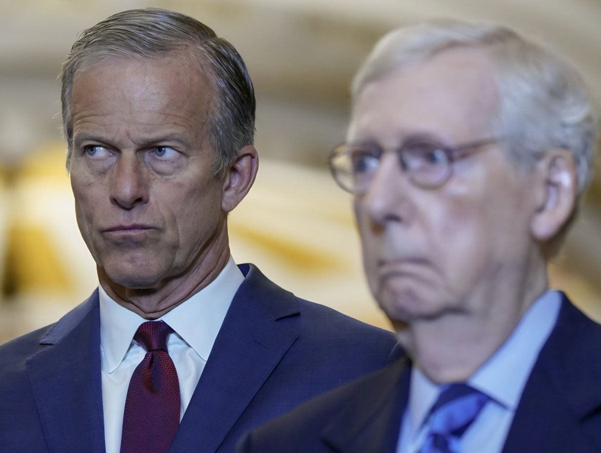 🚨 JUST IN: John Thune is "negotiating with Democrats" to get "several" Trump nominees approved so the Senate can go on "recess" for a month - Semafor.

Thune is receiving a huge backlash for BLOCKING Trump from recess appointments and also not staying in DC to finish his job!