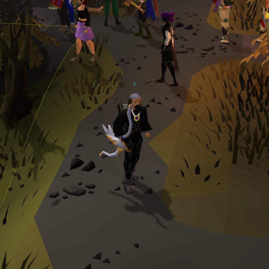 After 10,000 Knight kills on task, I finally got my Craw's Bow