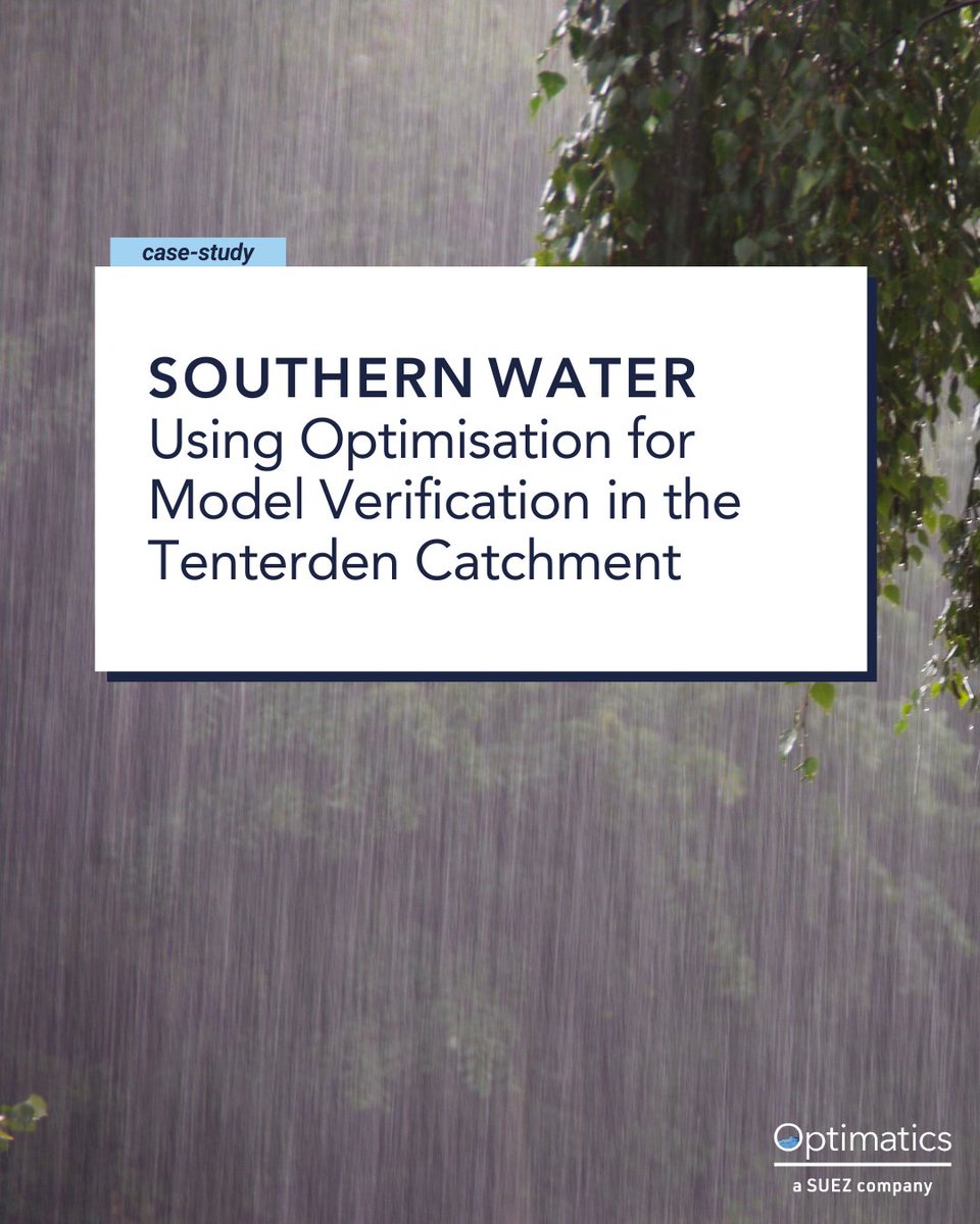 By implementing Optimizer™, our client Southern Water, UK was able to achieve the desired level of model verification more quickly, with greater consistency and control over key variables. Complete case-study linked in our bio.