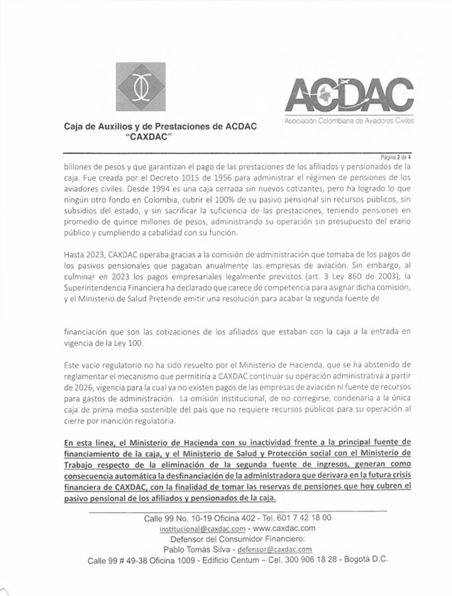 CAXDAC Fondo de Pensión tweet media