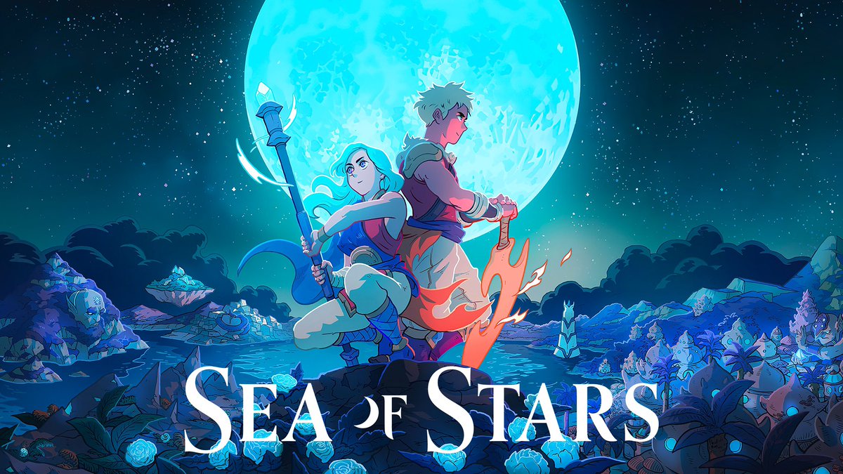 Este juego se llama #SeaOfStars… Nueva IP indie. Sin mucho presupuesto lo sacaron en #GamePass y #Psplus pensando que no iba a vender.

Esta en ESPAÑOL.

Pero llega Square, te dice que no es rentable traducir sus juegos, ellos que SI tienen pasta y tu te lo crees.

ANDA YA 👎