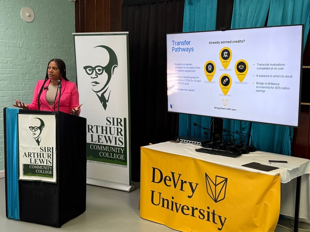 SirArthurLewis's tweet image. We have officially signed an MOU with DeVry University, establishing a strategic partnership that opens more global doors for our students.
#salcc #salccpartnerships #devryuniversity #globaleducation #salccgraduates