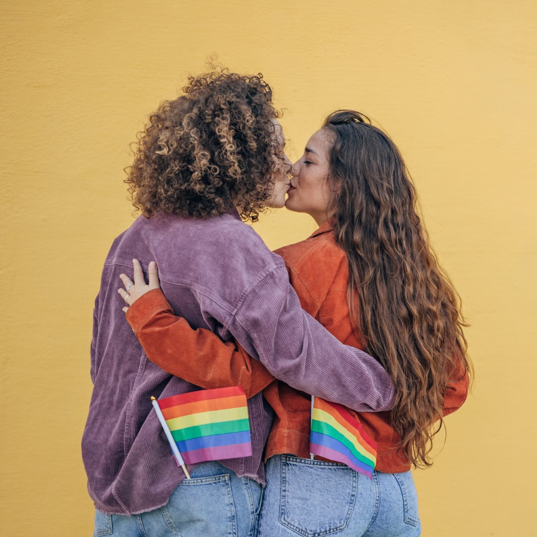 Love is love, pure and simple 💕👩‍❤️‍👩 
Celebrating every beautiful moment of Pride 🌈✨
#Pride #LoveIsLove #LesbianLove #LGBTQIA #CelebrateLove #BeYourself #EqualityMatters #Pride2025