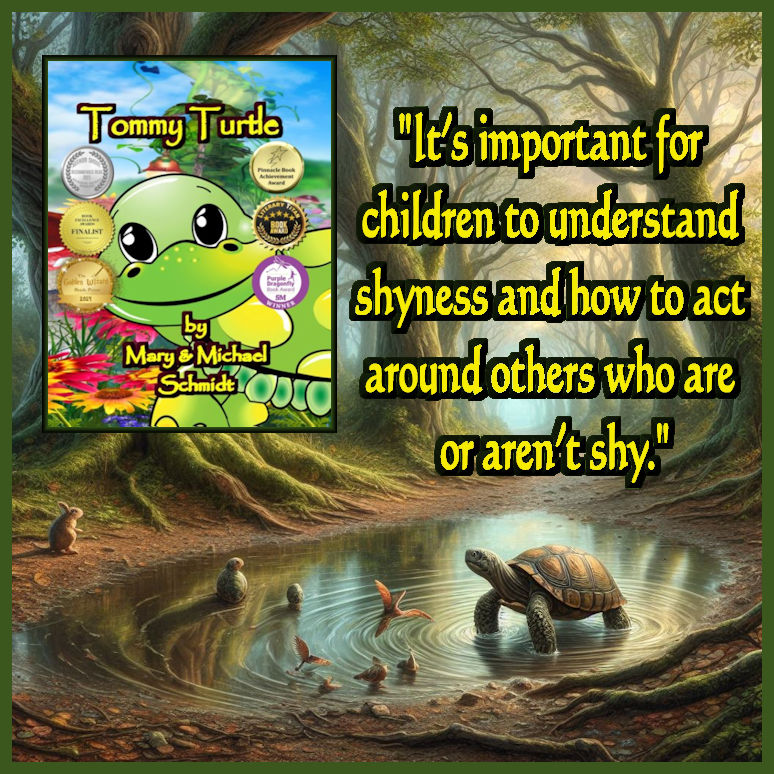 AuthorMichael57's tweet photo. @KindlePromos Thanks! $2.99 "Tommy Turtle learns #confidence, and his #selfesteem increases, giving him success over shyness. All kids are shy! Friendly kids!" https://t.co/FiHMyU4Lwu #kidlit #PictureBooks #inclusion @MaryLSchmidt
#TommyTurtle #bookboost #BooksWorthReading https://t.co/USIPEvszvb