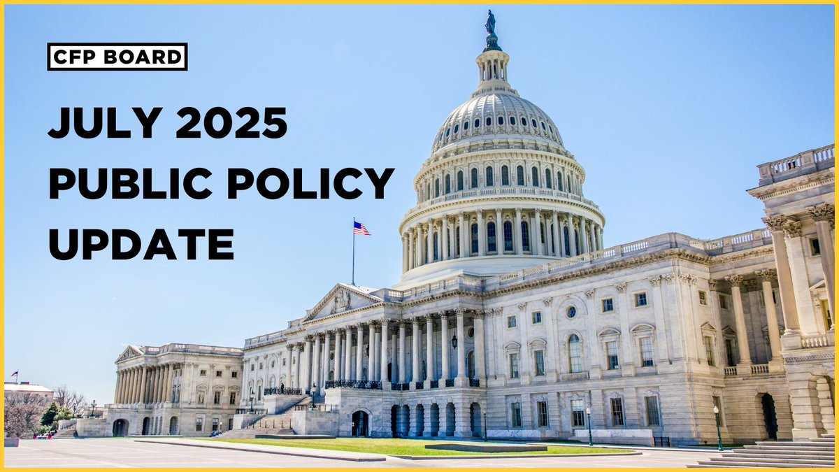 Congress has packed July with action ahead of its August recess. From crypto  to retirement security, get the latest news on issues affecting the financial  planning community. Read our July policy update:
