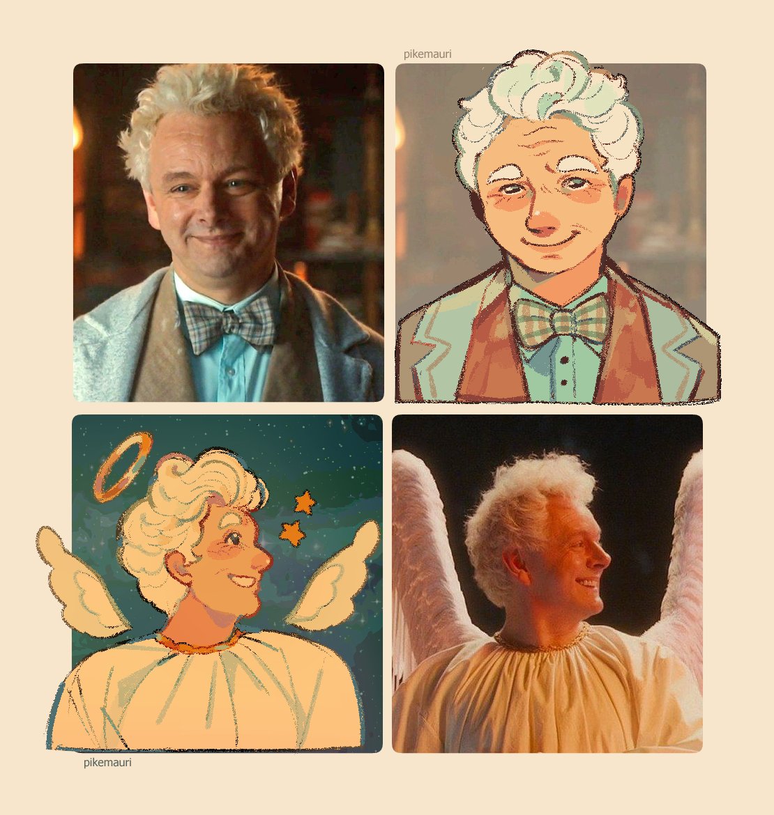aziraphale studies, little cheeky angel
#goodomens #Aziraphale