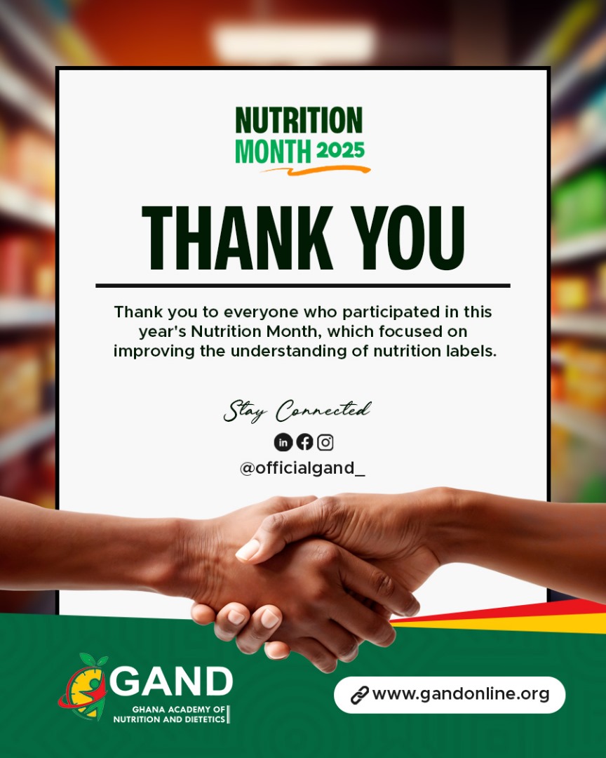 Our deepest gratitude goes to all our members, partners and followers online  for your incredible support during #NNM2025. Your enthusiasm and dedication made a real impact in raising awareness on nutrition labels. Let’s continue to build an informed and nourished nation.