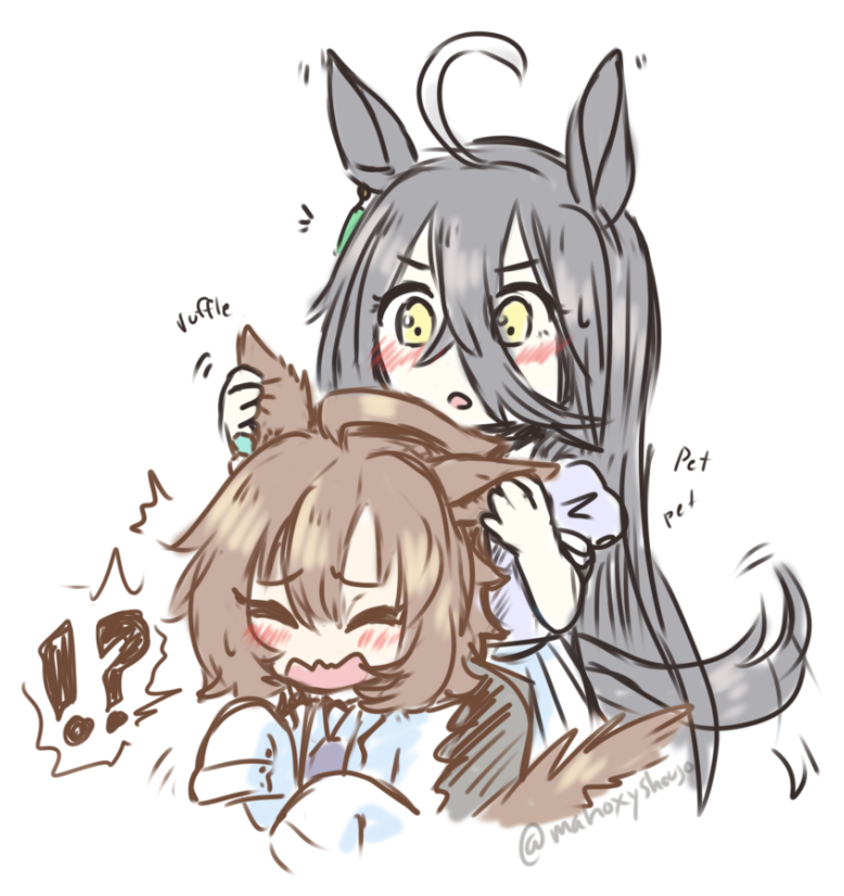 mahoxyshoujo's tweet photo. TAKICAFE + CUTE EARS 😭
#umamusume https://t.co/sOxDl3wBAt