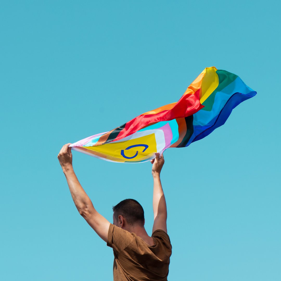 Flying the flag with pride 🏳️‍🌈
Standing tall, standing proud – always 🌈 
#Pride #LoveIsLove #Equality #PrideFlag #BeYourself