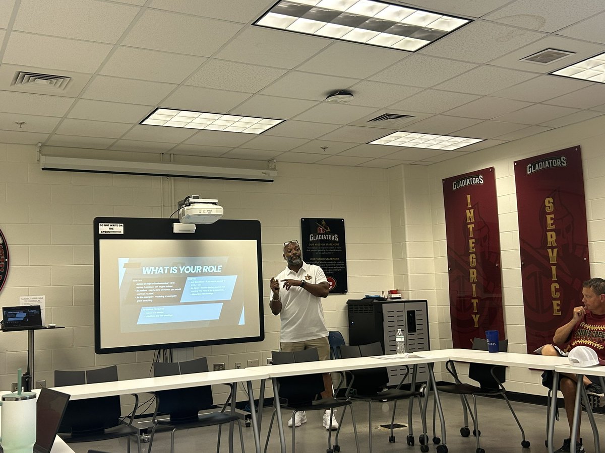 Excited to serve as a mentor this year in our Coaching Mentorship Program at Johns Creek. Proud of the great work by our Athletic Department!