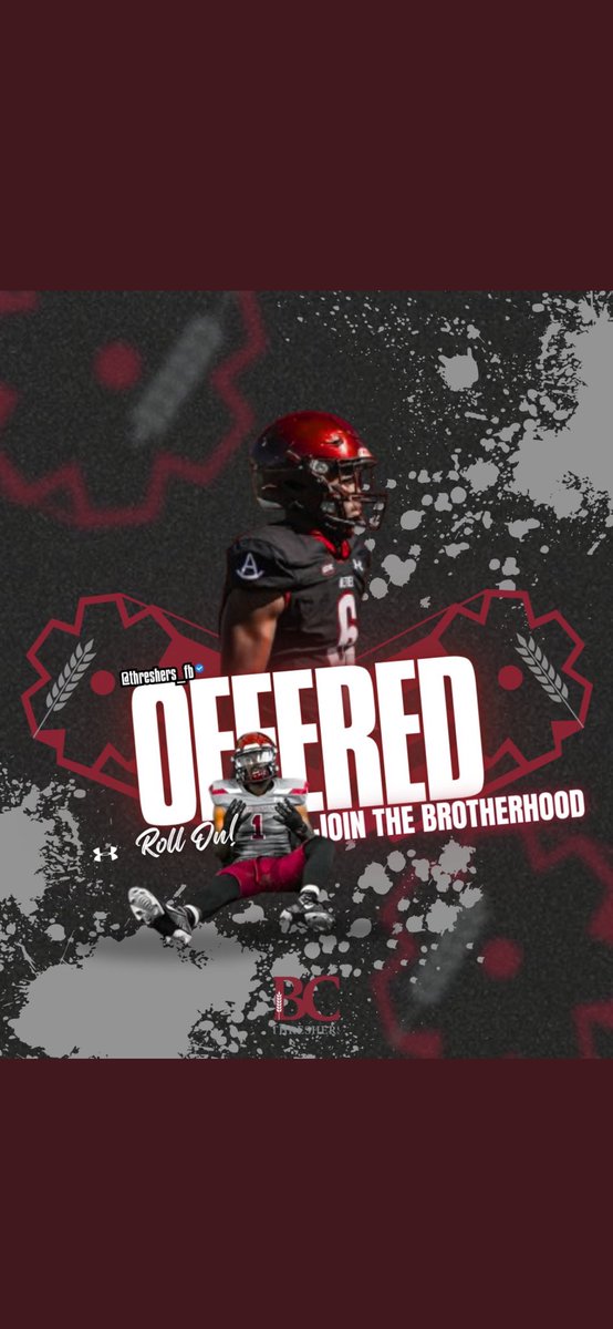 After a great conversation with <a href="/CoachTizzy/">Coach Tizz</a>, I am blessed to receive another offer from <a href="/Threshers_FB/">Bethel College FB</a>.
<a href="/jacob_womack2/">Jacob Womack</a> <a href="/Jaelon_Acklin/">Jaelon Acklin</a> <a href="/OzarkMntConf/">Ozark Mountain Conference</a> <a href="/JPRockMO/">JP Rock</a> <a href="/PrepRedzoneMO/">Prep Redzone Missouri</a>