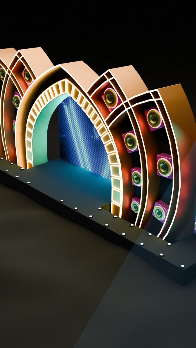 KratosAgape's tweet image. Who&apos;s ready to hit the #EDC stage and party all night? 🎉 Check out this 3D stage design built for the ultimate rave experience! What track would YOU drop first? Let’s get the lights flashing and the bass thumping! 🔊✨ #3DArt #EDC2025 #StageDesign #DigitalArtist #RaveVibes