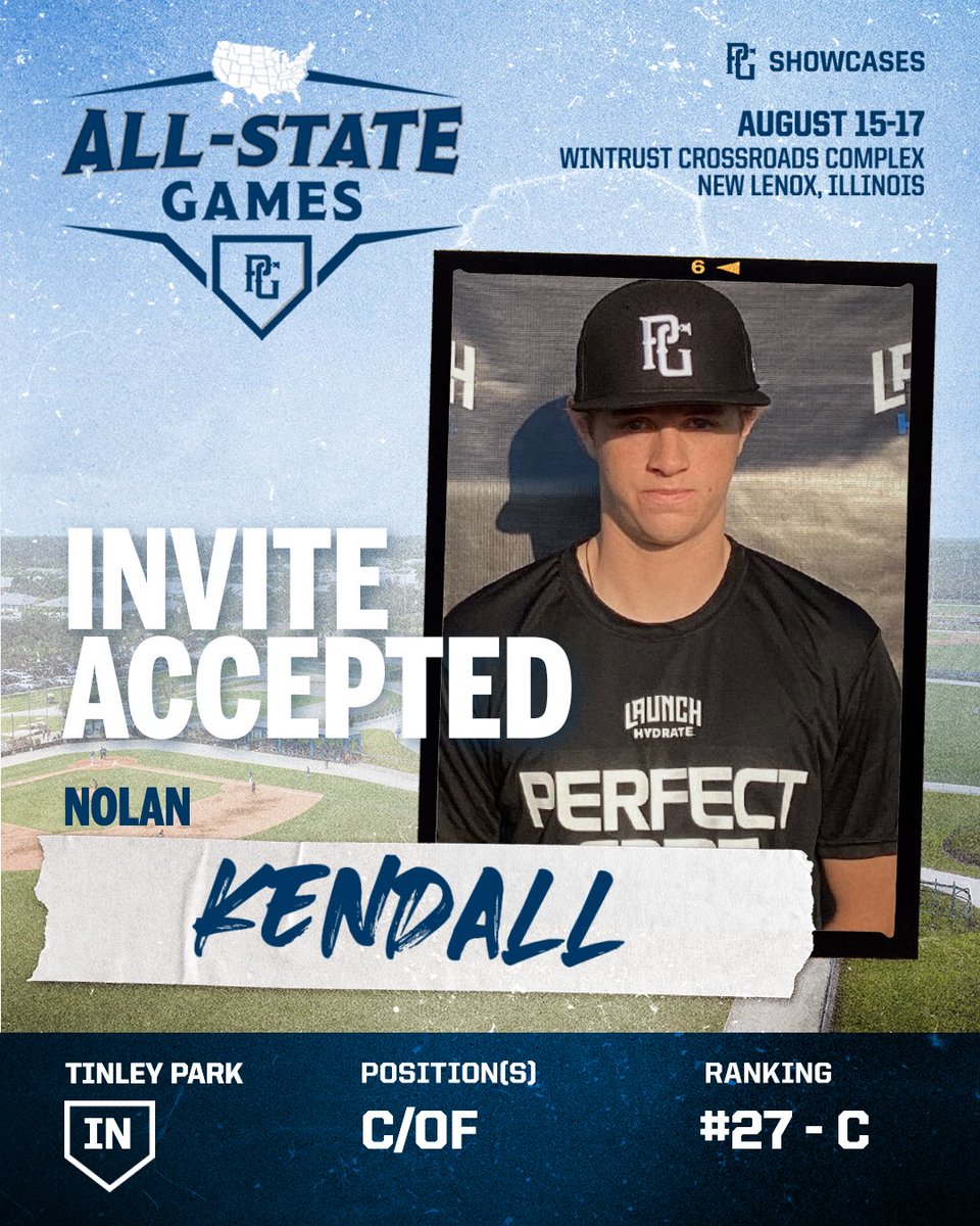 Perfect Game Illinois (@pg_illinois) on Twitter photo 🚨INVITE ACCEPTED🚨
Nolan Kendall (IN) has accepted his invitation to head to the 2025 PG Great Lakes All-State Games in New Lenox, IL! 🔥
<a href="/PGShowcases/">PG Showcases</a> <a href="/PerfectGameUSA/">Perfect Game USA</a> 🚨INVITE ACCEPTED🚨
Nolan Kendall (IN) has accepted his invitation to head to the 2025 PG Great Lakes All-State Games in New Lenox, IL! 🔥
<a href="/PGShowcases/">PG Showcases</a> <a href="/PerfectGameUSA/">Perfect Game USA</a>