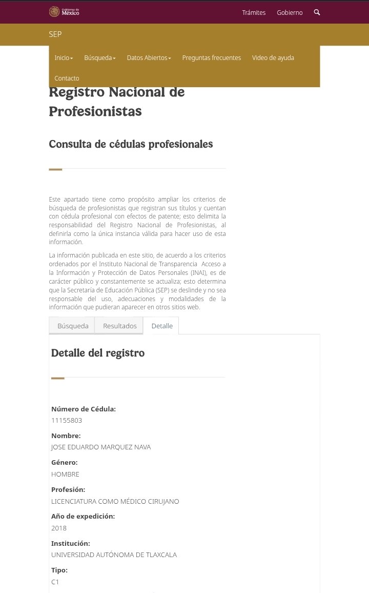 Oye zacatecana <a href="/rocionahle/">Rocío Nahle</a> el ciudadano José Eduardo Márquez Nava no es médico legista, únicamente tiene cédula profesional de Licenciatura como médico cirujano, necesita especializarse en medicina forense o legal.