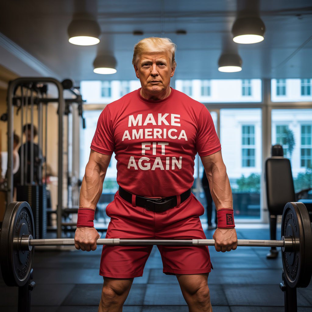 Let’s Be Fit Again.  President Trump signs EO  Expanding  Fitness and Sports Council.  🥳🥳🥳🏋️🏋️‍♂️