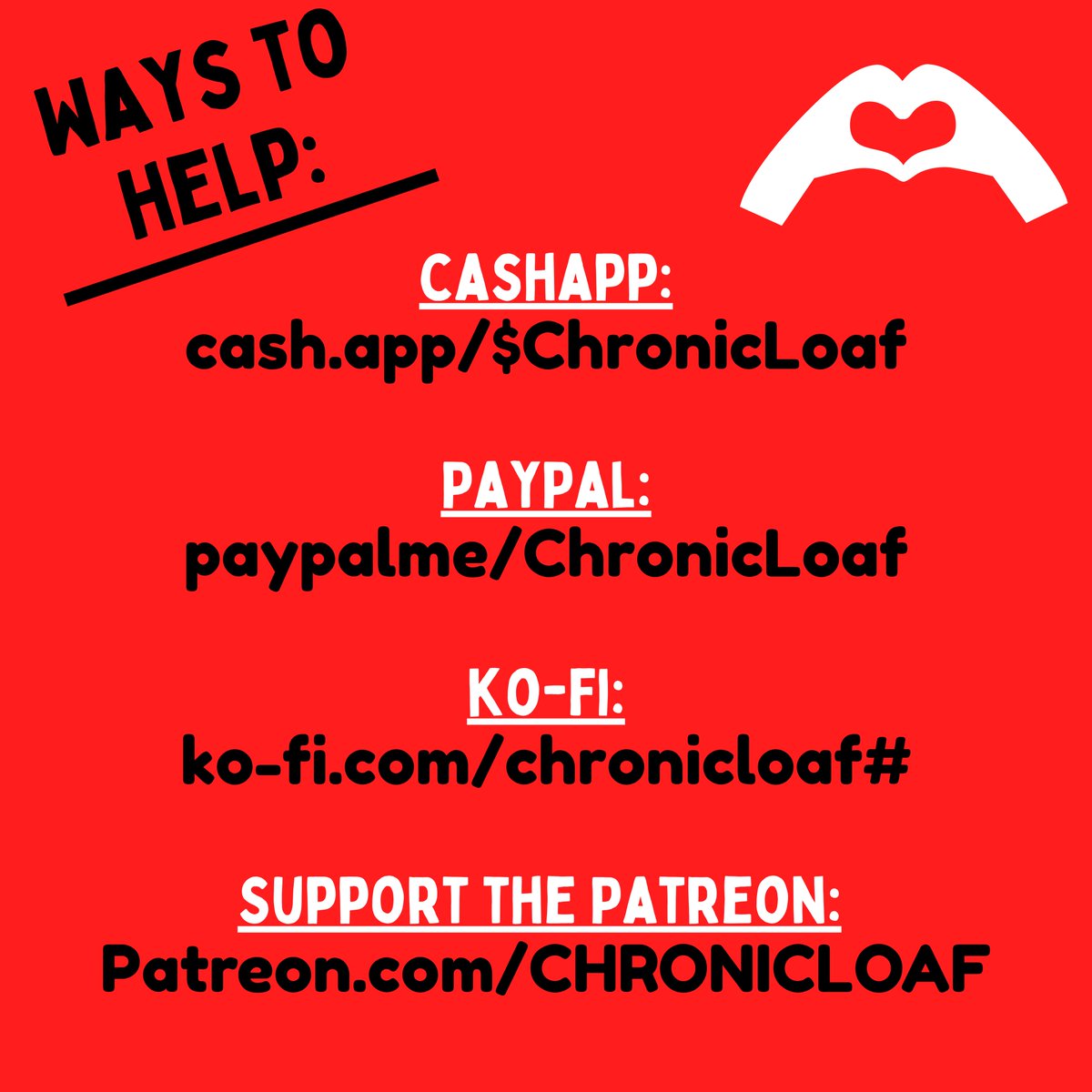 Please boost and share! <a href="/ChronicLoaf_/">🏰💚House of Pharmaceutica📺⚕️</a> is a streaming &amp; mutual support community dedicated to chronic illness and disability, that may soon be forced to shut down. I love this community so much and hate to see it disappear!

#SaveChronicLoaf #MutualAidRequest #MutualAidBoost