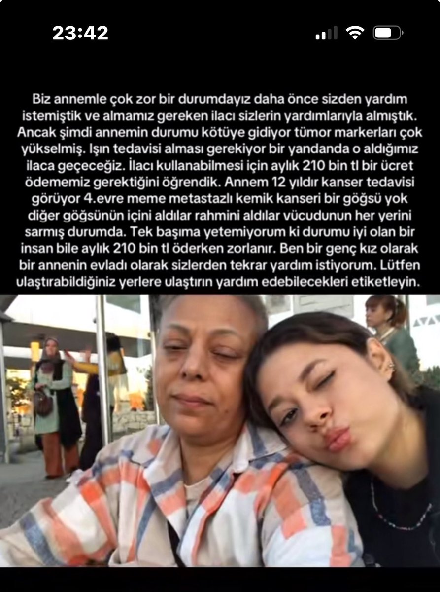 yalvariyorum destek verebilecekseniz kiza ulasin veremeyecekseniz bile buradan yaymaniz belki yardim edebilecek insanlara ulasir sifanin kimden gelecegi belli degil nolur her goren bir dua edip tekrar paylassin ve yayilsin guzel kadinlarimiz hayattayken degerlerini bilelim 🙏