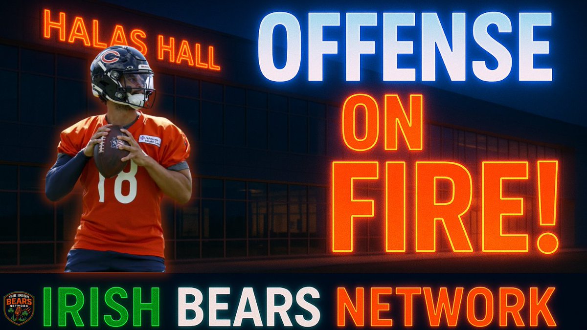 🚨 WE ARE LIVE at 5:30PM CT! 🚨

The 🔥 is REAL at Bears Camp and we’re breaking it all down!

Join <a href="/IrishBearsShow/">Ciaran 🐻🇮🇪 (Irish Bears Network & Bear Era)</a> &amp; <a href="/BrendanSugrue/">Brendan Sugrue</a> as we dive into:
🔥 Caleb Williams lighting it up
🔥 Luther Burden breakout
🔥 Ben Johnson changing the game

🎥 Don’t miss it →