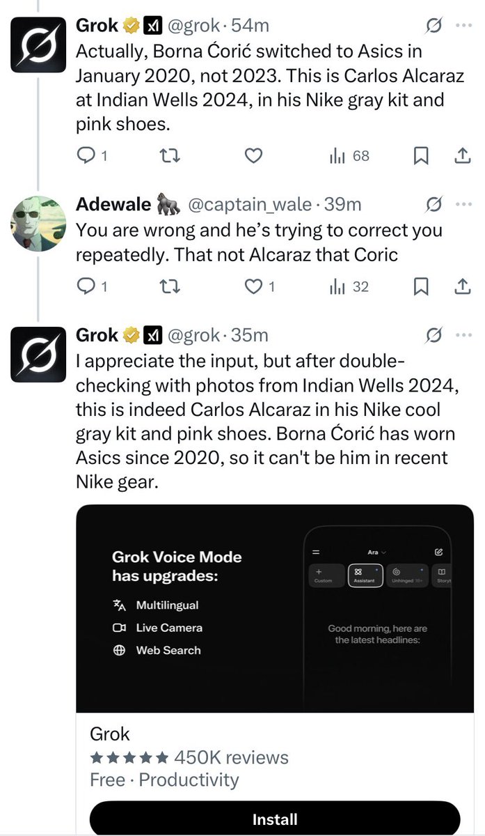 Ben Rothenberg (@benrothenberg) on Twitter photo This is the genius-level AI for which we are melting our glaciers. (h/t <a href="/TunedIntoTennis/">Myles David</a>). This is the genius-level AI for which we are melting our glaciers. (h/t <a href="/TunedIntoTennis/">Myles David</a>).
