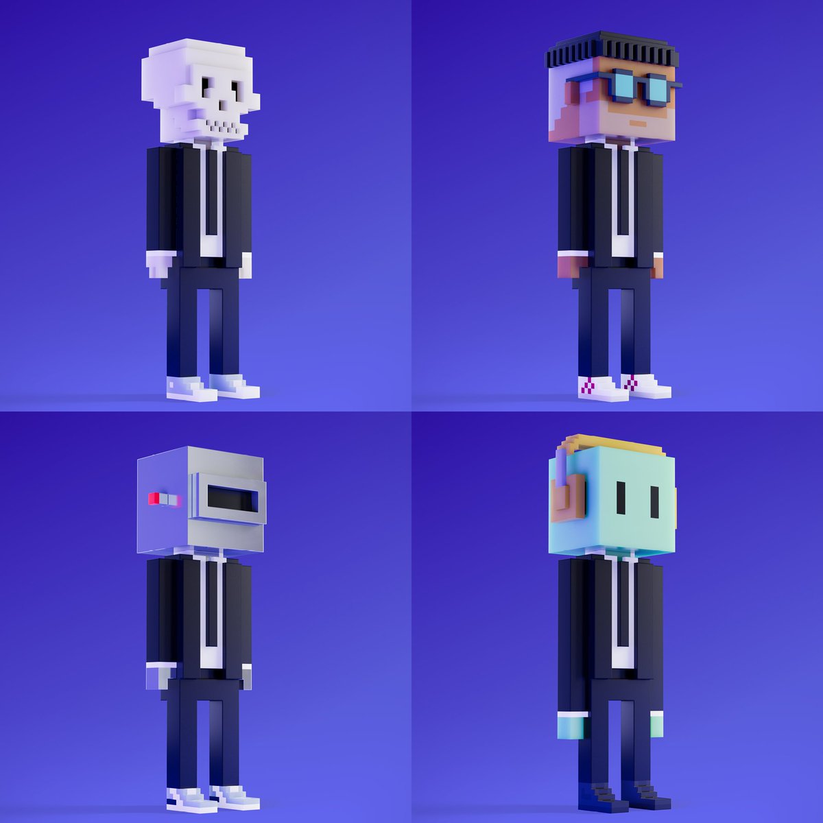 MeebitsNFTs's tweet photo. Full Suit Meebits https://t.co/09D1rdeHto