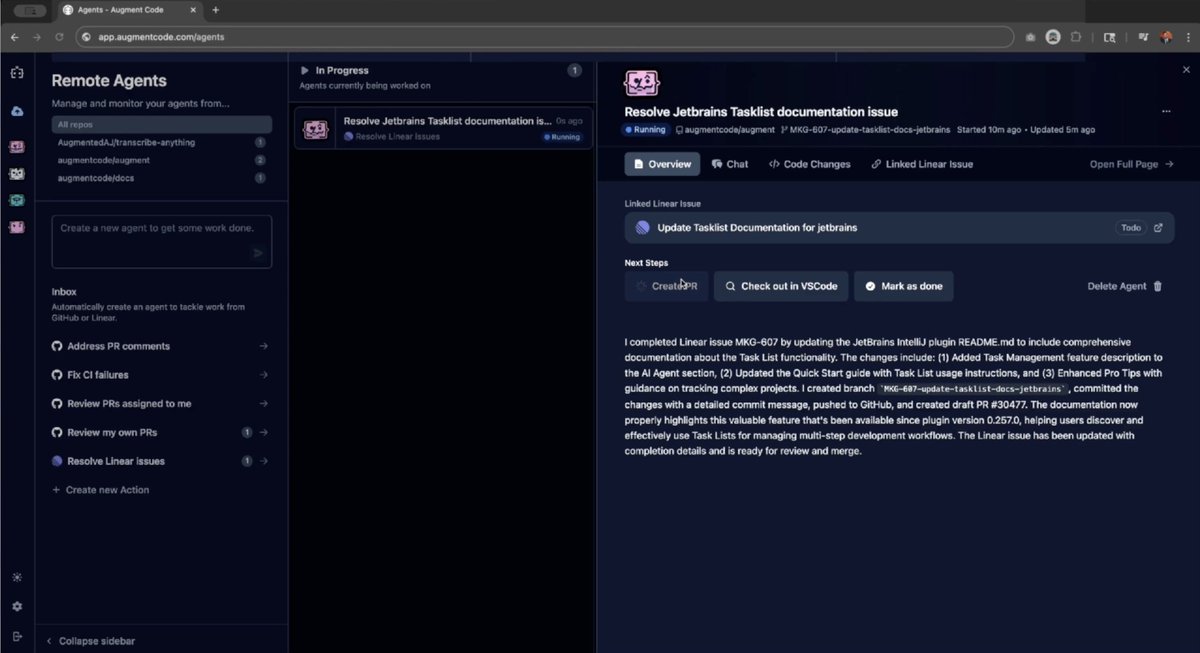 😍 can't wait to manage fleets of agents from anywhere
and delegate Linear issues &amp; GitHub PRs with one click