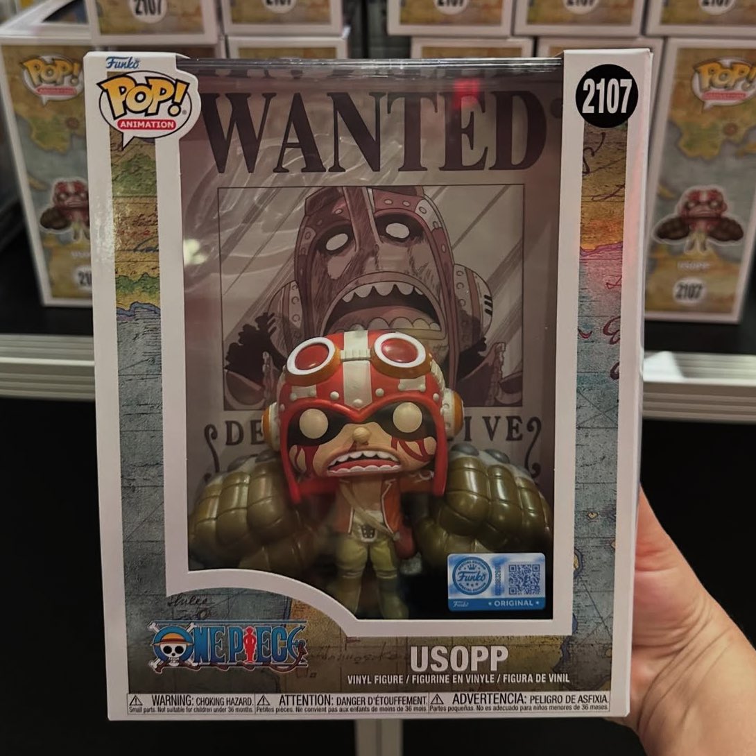 FunkoPOPsNews's tweet photo. God Usopp in hand from the land of Funko Hollywood! Still available below if you want this sweet Wanted Poster! Thanks @thepopsvcollectibles503
Linky ~ https://t.co/lKgdIqCvNy
#Ad #GodUsopp #OnePiece #FPN #FunkoPOPNews #Funko #FunkoPOP https://t.co/Rmri7hRtx8