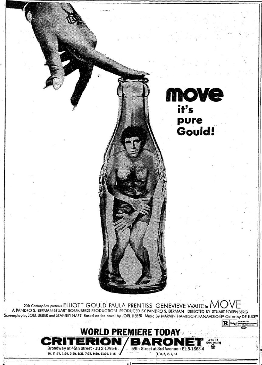 PeterAPeel's tweet photo. Opening day of MOVE (it’s pure Gould!), 7/31/70 https://t.co/BQYSkn69ue