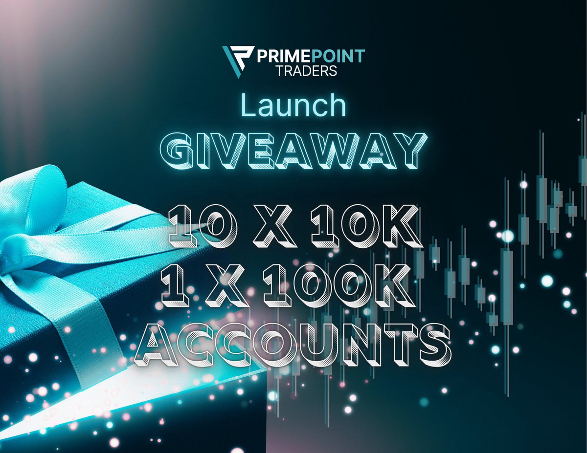 PrimePoint Traders (@primepointprop) on Twitter photo 200K PROPFIRM LAUNCH GIVEAWAY
<a href="/PrimePointProp/">PrimePoint Traders</a>
1 x 100K and 10 x 10K challenges
To enter:
1⃣ Join our Discord: discord.gg/jpbdacjW4Z
2⃣ Like and Retweet
3⃣ Ends: August 15th at 11am (ET)will be announced on 4⃣ Winners will be announced on Discord
#giveaway #fundedtrader 200K PROPFIRM LAUNCH GIVEAWAY
<a href="/PrimePointProp/">PrimePoint Traders</a>
1 x 100K and 10 x 10K challenges
To enter:
1⃣ Join our Discord: discord.gg/jpbdacjW4Z
2⃣ Like and Retweet
3⃣ Ends: August 15th at 11am (ET)will be announced on 4⃣ Winners will be announced on Discord
#giveaway #fundedtrader