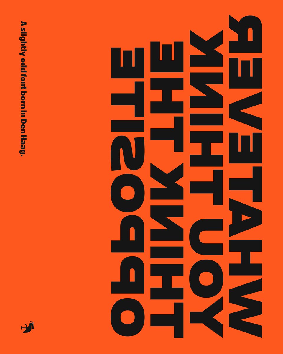 ➸ Reversed. Imperfect. Intentionally odd.
A font that thinks differently and wants you to do the same. 1923 is coming soon <a href="/MyFonts/">MyFonts</a>
•
•
•
#designinspiration #fontrelease #graphicdesign #newfont #posterdesign #sansserif #typeface #typeinspiration #typedesign #typography