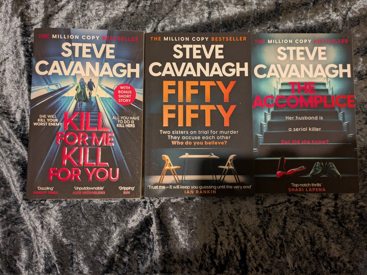 📚 Author Spotlight: Steve Cavanagh 📚

I haven't read any books by this author yet, but these sound so good! Have you read any of these? 

#authorspotlight #bookselection