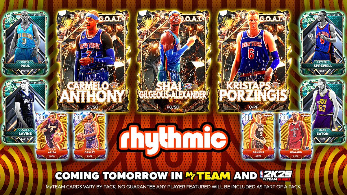 THE LAST PROMO OF NBA 2K25 MyTEAM…

⬇️⬇️⬇️⬇️
youtu.be/5-u7vddNmaA
