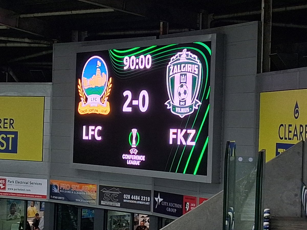 Roy McGivern (@roymcgivern) on Twitter photo Huge result for <a href="/OfficialBlues/">Linfield FC</a> tonight at Windsor Park and great support off the pitch as we progress to the 3rd qualifying round of the <a href="/UEFAConfLeague/">UEFA Europa Conference League</a>. #COYB Huge result for <a href="/OfficialBlues/">Linfield FC</a> tonight at Windsor Park and great support off the pitch as we progress to the 3rd qualifying round of the <a href="/UEFAConfLeague/">UEFA Europa Conference League</a>. #COYB