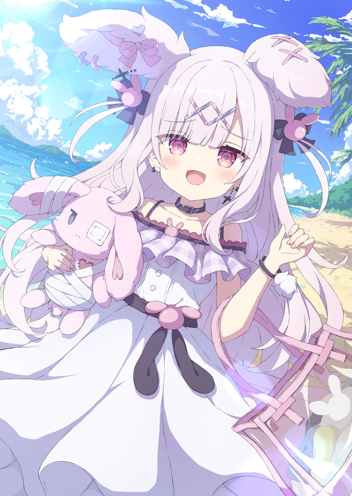 兎彷魂あみゅ　イラストカード　サイン 兎彷魂あみゅ フルセット 直筆サイン入りチェキ風カード（柄A