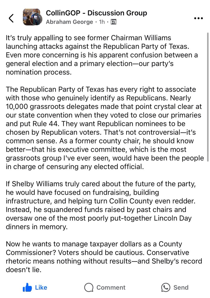 Amy Winkel (@amywinkel4) on Twitter photo Nice reply to <a href="/ShelbyHWilliams/">Shelby Williams</a> from <a href="/abrahamgeorge/">Abraham George 🇺🇸</a>, Texas doesn't need a RINO hugger! Thank you Abraham! Nice reply to <a href="/ShelbyHWilliams/">Shelby Williams</a> from <a href="/abrahamgeorge/">Abraham George 🇺🇸</a>, Texas doesn't need a RINO hugger! Thank you Abraham!