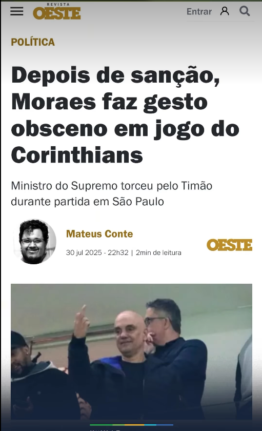 BrazilenDireita's tweet photo. Oxi?
Cadê a #civilidade e o #decoro promovida pelo #STF, #barroso??? https://t.co/2CH9w5MurX