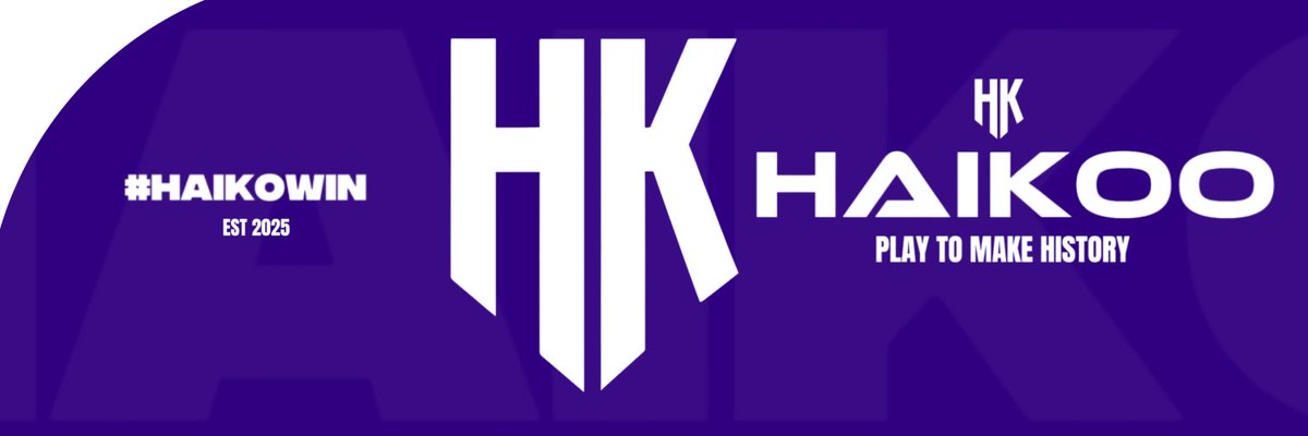 💜🤍| Haiko Esport (@haikoo_officiel) on Twitter photo 🎨 Haikoo change de visage.
Nous entamons une nouvelle phase avec une direction artistique repensée : nouveau logo, nouvelle bannière, nouvelle identité visuelle.
Une nouvelle image pour porter les mêmes valeurs.
#HAIKOWIN 💜🤍 🎨 Haikoo change de visage.
Nous entamons une nouvelle phase avec une direction artistique repensée : nouveau logo, nouvelle bannière, nouvelle identité visuelle.
Une nouvelle image pour porter les mêmes valeurs.
#HAIKOWIN 💜🤍