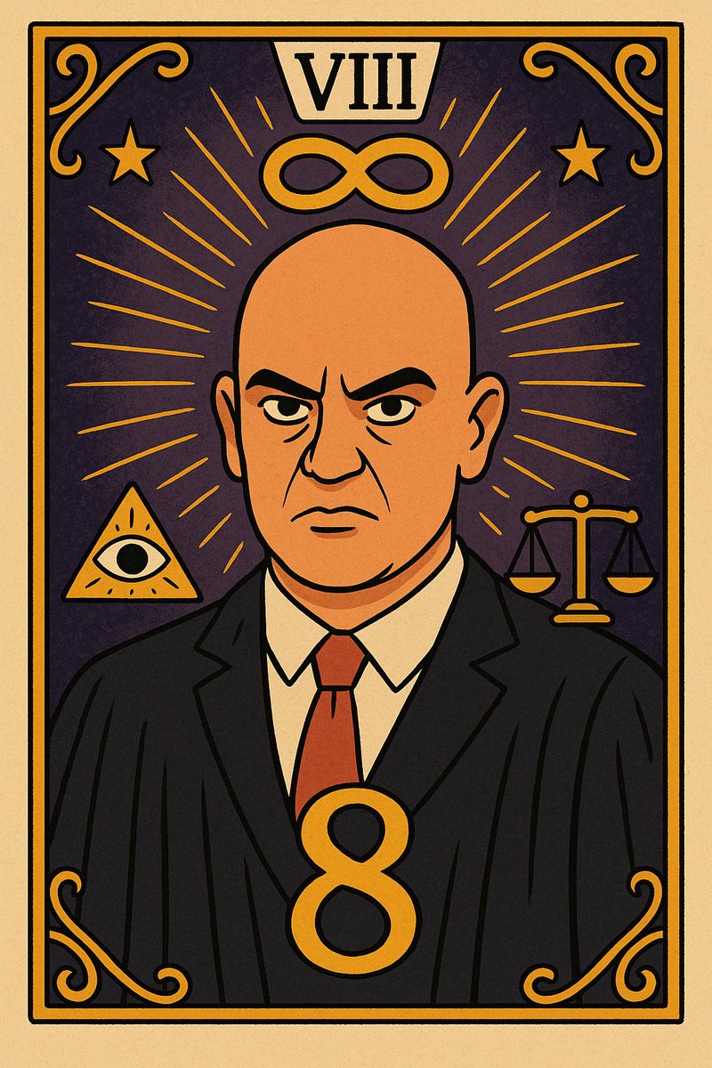 🔮🧵 THREAD | O DESTINO DE ALEXANDRE DE MORAES SEGUNDO A NUMEROLOGIA

Você acredita em números? Pois saiba que o ministro carequinha mais temido do Brasil carrega o número do destino 8. 

E isso muda tudo. Segue o fio 👇