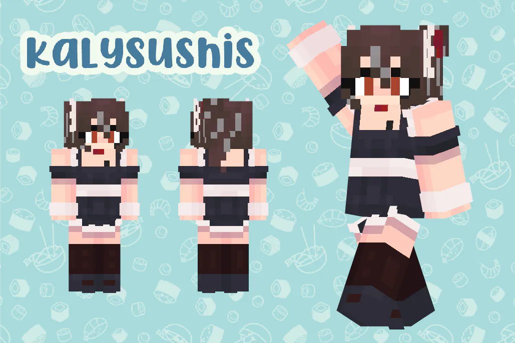 🍣One of the skins I made for <a href="/SolousVT/">Solous</a>! tysm for your #VGenComm!

Also want a skin? ♡ Check my VGen! 📌in bio!