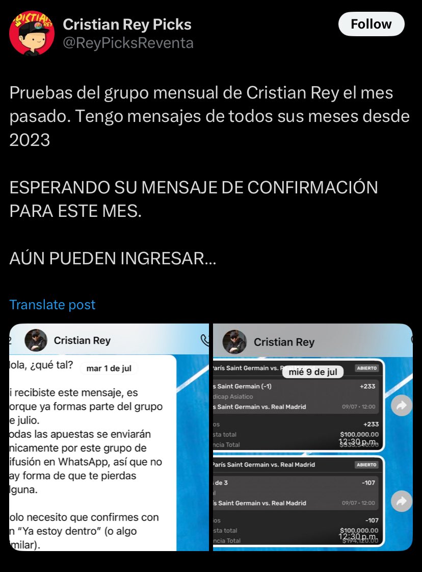 Cristian Rey ESTAFADOR (@cristianfarsa) on Twitter photo ¿Cuales son las probabilidades de que ambos tengan el mismo fondo de pantalla?
Son 2 cuentas alternas de Cristian Rey que usa para tratar de desmentir sus grupos fantasma...
Se te esta cayendo todo el teatro 💨💨💨<a href="/SoyCristianRey/">Cristian Rey</a> ¿Cuales son las probabilidades de que ambos tengan el mismo fondo de pantalla?
Son 2 cuentas alternas de Cristian Rey que usa para tratar de desmentir sus grupos fantasma...
Se te esta cayendo todo el teatro 💨💨💨<a href="/SoyCristianRey/">Cristian Rey</a>