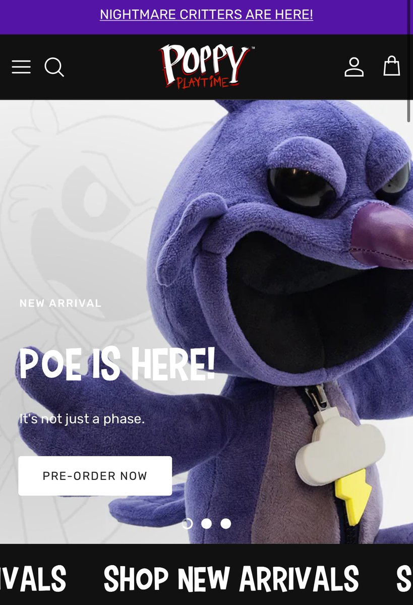 ItsLightnings's tweet photo. 🚨POE IS HERE! NEW #PoppyPlaytime 🚨

Poe is finally out and you get them using my affiliate link to help me out here Link: https://t.co/ojwNZGTz46 

#Poe #Crow #NightmareCritters #Plush #NEW #PoppyPlaytimeChapter4 #Chapter4 #Poppy4 #Merch #NEWS https://t.co/Kxb7Xphrcy